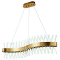 Homelighting Xenic M6614-SR - Elegante goldene Pendelleuchte für stilvolle Atmosphäre
