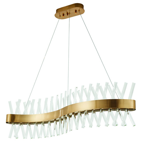 Homelighting Xenic M6614-SR - Gouden hanglamp voor een stijlvolle ambiance