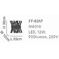 Homelighting Xenic M8018 - Elegant wall lamp for a luxurious ambiance