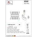 Homelighting Xenic M8018 - Elegant wall lamp for a luxurious ambiance