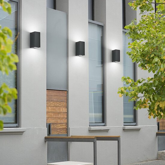 Homelighting Cuadro Down SE-WL-S1-DG - Moderne Außenwandleuchte