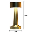 Homelighting Akira SE LED 23 - Lámpara de mesa recargable moderna para iluminación ambiental