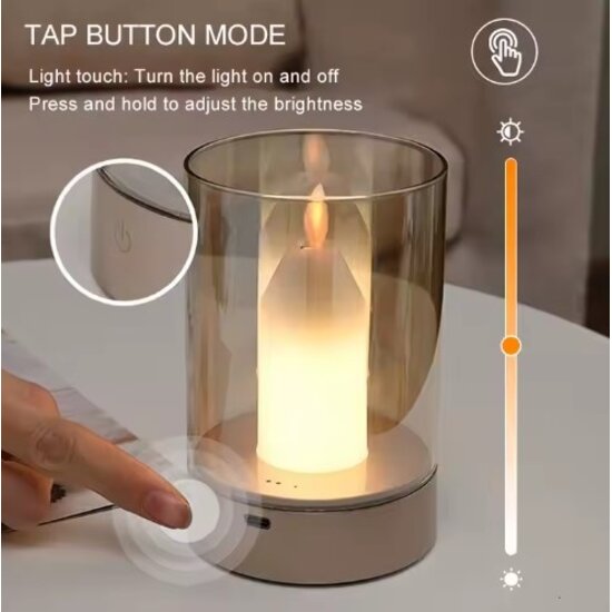 Homelighting Yuri SE LED 13 - Lámpara de mesa recargable moderna para una iluminación elegante