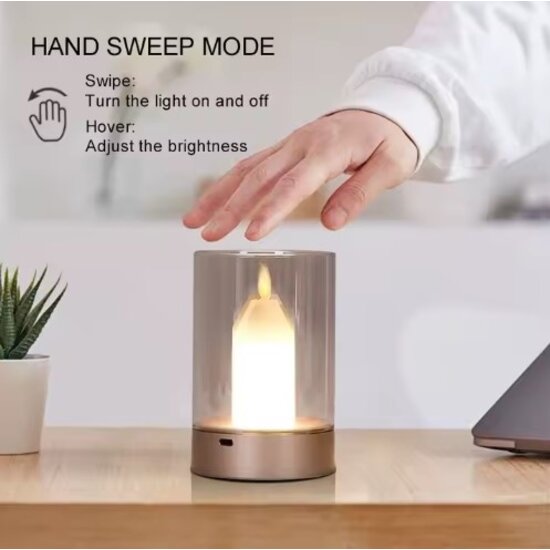 Homelighting Yuri SE LED 13 - Moderne oplaadbare tafellamp voor sfeervolle verlichting
