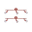 Homelighting Saba Packet SE 140-C3 - Aplique ajustable para espacios modernos