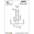Homelighting Adept SE21-BL-100 - Stilvolle moderne Pendelleuchte für jeden Raum