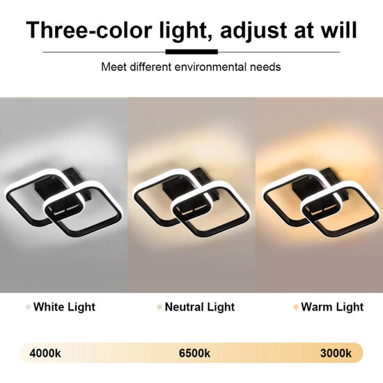 Homelighting Pacco SE LED 23 - Modern ceiling lamp with memory function