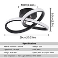Homelighting Sierra SE LED 25 - Plafonnier moderne avec options d'éclairage polyvalentes