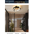 Homelighting Arlo SE LED 21 - Moderne plafondlamp met 3CCT geheugen