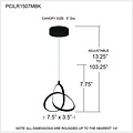Homelighting Mirabella SE LED 25 - Suspension moderne avec fonction mémoire 3CCT