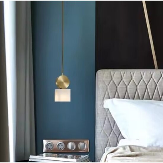 Homelighting Cubico Marble SE21-MB-10 - Lámpara colgante moderna para una iluminación elegante