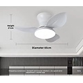 Homelighting Adam SE LED F65 - Moderner Deckenventilator mit smarter Steuerung
