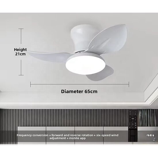 Homelighting Adam SE LED F65 - Ventilateur de plafond moderne avec contrôle intelligent