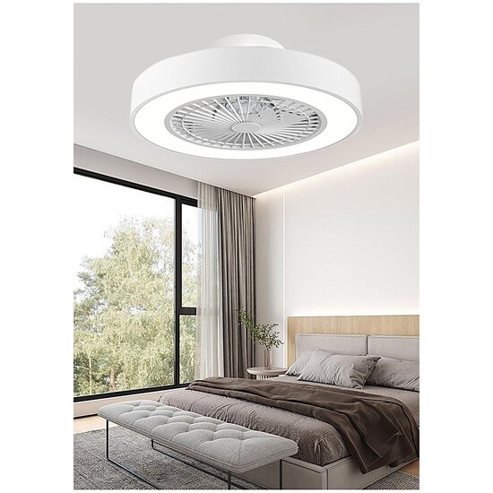Homelighting Marco SE LED F50 - Moderner Ventilator mit smarter Steuerung