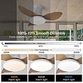 Homelighting Adam SE LED F65 - Moderne en slimme ventilator voor elk interieur