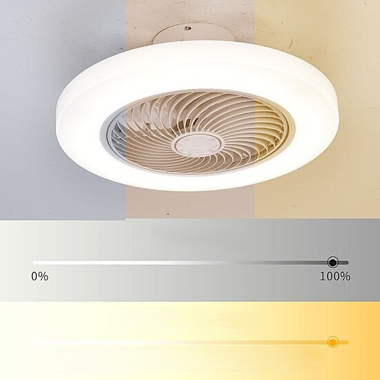 Homelighting Dalton SE LED F46 - Moderne plafondventilator met slimme bediening