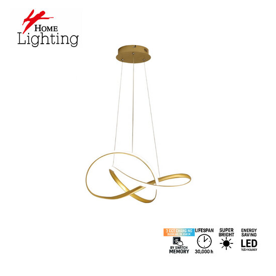 Homelighting Orbita SE LED 120 - Lámpara colgante moderna con 3CCT y función de memoria