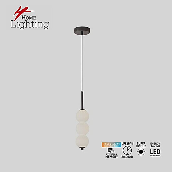 Homelighting Luna Tripla SE LED 120 - Lámpara colgante moderna con opciones de iluminación versátiles