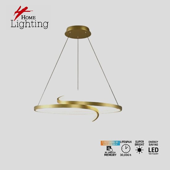Homelighting Eclipta SE LED 50 - Moderne Pendelleuchte mit 3CCT-Speicherfunktion