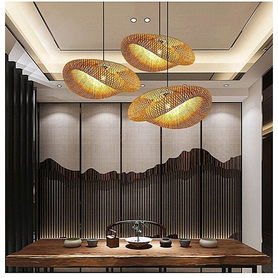 Homelighting Caneshell SE21-CA-60 - Lámpara colgante moderna para una iluminación elegante