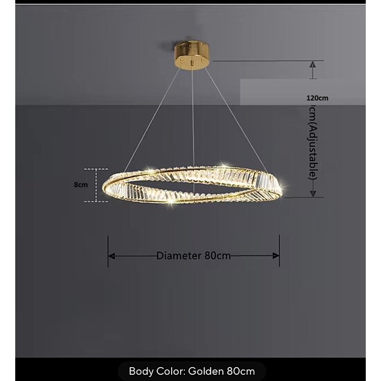 Homelighting Ovela SE LED 80 - Lampe suspendue moderne pour un éclairage élégant