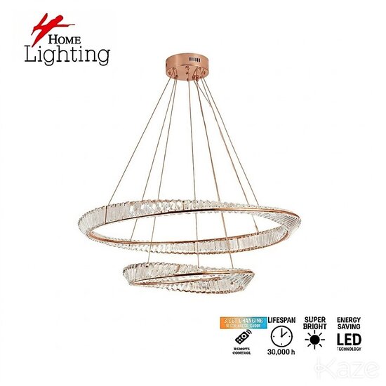 Homelighting Ovela SE LED 60 80 - Lámpara colgante moderna para una iluminación elegante