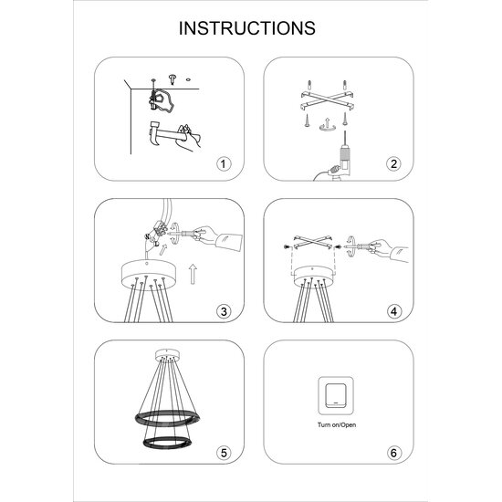 Homelighting Ovela SE LED 60 80 - Lampe suspendue moderne pour un éclairage élégant
