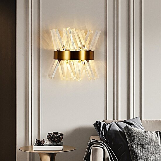 Homelighting SE21-AS-25 ASTRA GOLD E14 25*30cm - Moderne Wandlampe für stilvolle Beleuchtung