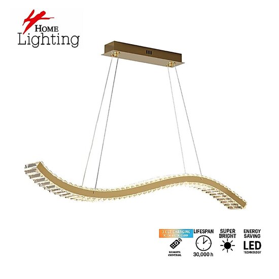 Homelighting Slang SE LED 100 - Lámpara colgante moderna para una iluminación elegante