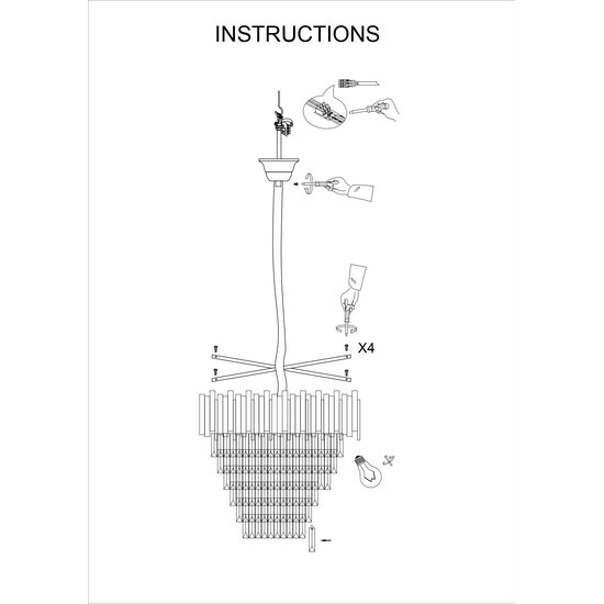 Homelighting Imperial Cascade SE21-14-5 - Modern and Stylish for Any Space