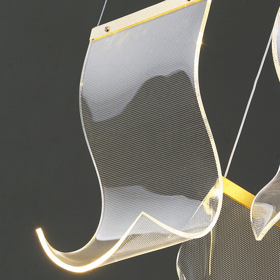 Homelighting Lamella SE LED 12 - Suspension moderne avec fonction 3CCT