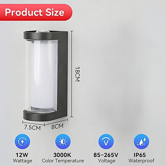 Homelighting Modo SE LED 180 - Iluminación exterior perfecta para cualquier espacio