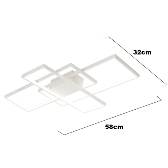 Homelighting Tessera SE LED 4 - Moderne Deckenlampe für jeden Raum