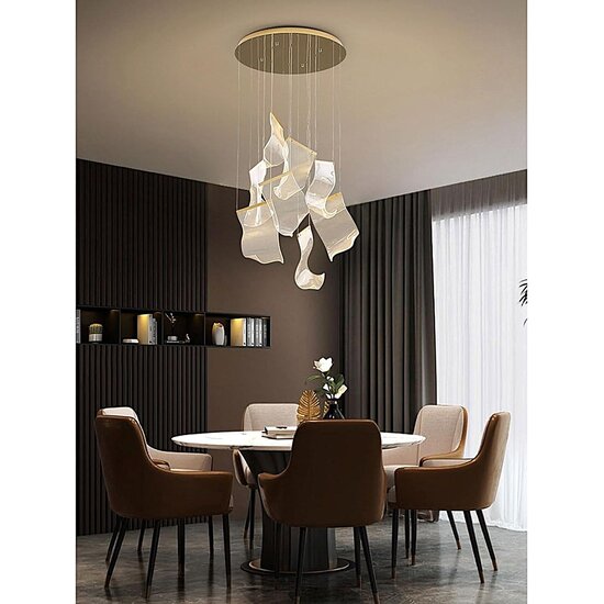 Homelighting Lamella SE LED 50 - Lámpara colgante moderna con función de memoria