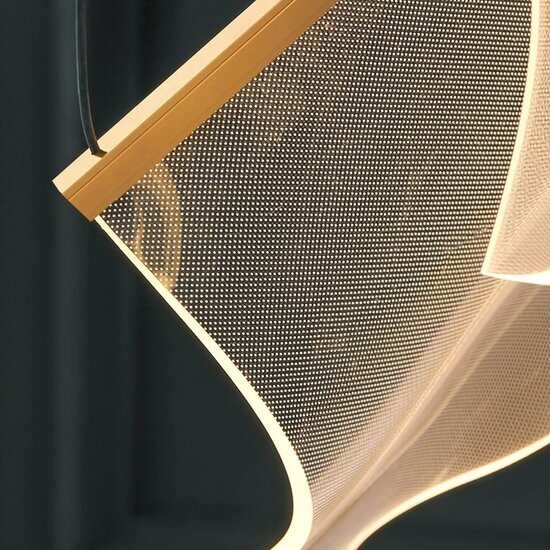 Homelighting Lamella SE LED 50 - Modern pendant lamp with memory function