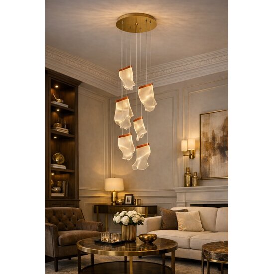 Homelighting Lamella SE LED 50 - Moderne Pendelleuchte mit Speicherfunktion