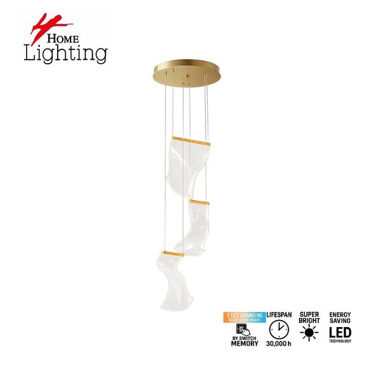 Homelighting Lamella SE LED 40 - Moderne Pendelleuchte mit 3CCT-Funktion