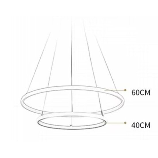 Homelighting Stelina SE LED 60 60-40cm 47W - Suspension moderne pour un éclairage élégant