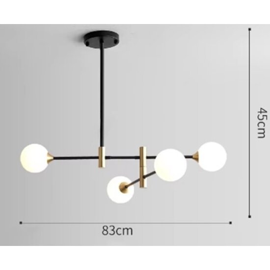 Homelighting Haruto SE21-HA-4 - Moderne hanglamp voor sfeervolle verlichting