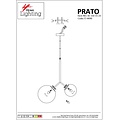 Homelighting Prato SE 110-15-23 - Moderne Pendelleuchte mit zwei opalen Gläsern
