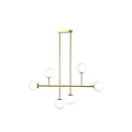 Homelighting Prato SE 110-6 - Suspension moderne avec 6 verres opales