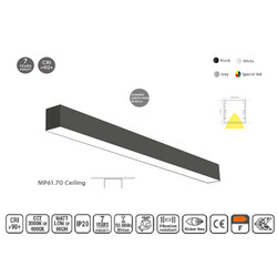 Homelighting MP61.70C-115-H-3-O-OF-BL 61.5x70mm 115cm