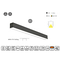 Masterlighting Homelighting MP61.70C-087-H-3-O-OF-BL 61.5x70mm 87cm - Iluminación ideal para espacios industriales