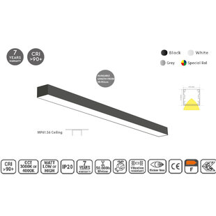 Homelighting MP61.56C-283-S-3-O-OF-BL 61.5x56mm 283cm
