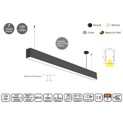 Homelighting MP44.70C-283-S-3-O-OF-BL 44.5x70mm 283cm