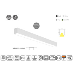 Homelighting MP61.70P-143-S-3-O-OF-WH 61.5x70mm 143cm