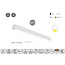 Masterlighting Homelighting MP61.70P-143-S-3-O-OF-WH 61.5x70mm 143cm - Ideal industrial pendant lamp for atmospheric lighting