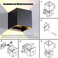Homelighting Cubo SE-WLL-3K-DG - Modern outdoor wall lamp