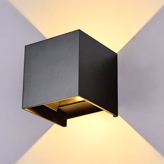 Homelighting Cubo SE-WLL-3K-DG - Applique murale moderne pour l'extérieur