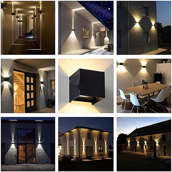 Homelighting Cubo SE-WLL-3K-DG - Moderne Außenwandleuchte